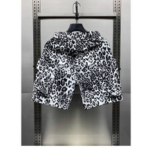 Load image into Gallery viewer, Leopard Print Quick-drying Loose-fitting Five-point Pants
