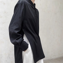 Load image into Gallery viewer, Loose Slit-buttoned Two-way Shirt
