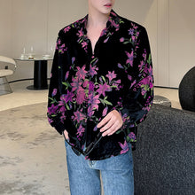 Load image into Gallery viewer, Contrast Pattern Loose Shirt
