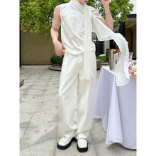 Load image into Gallery viewer, Loose-fitting Sleeveless Top with Ribbon-tie Detailing
