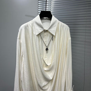 Irregular Loose Fake Two-piece Shirt