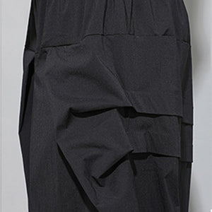 Dark Loose Large Fold Bloomers