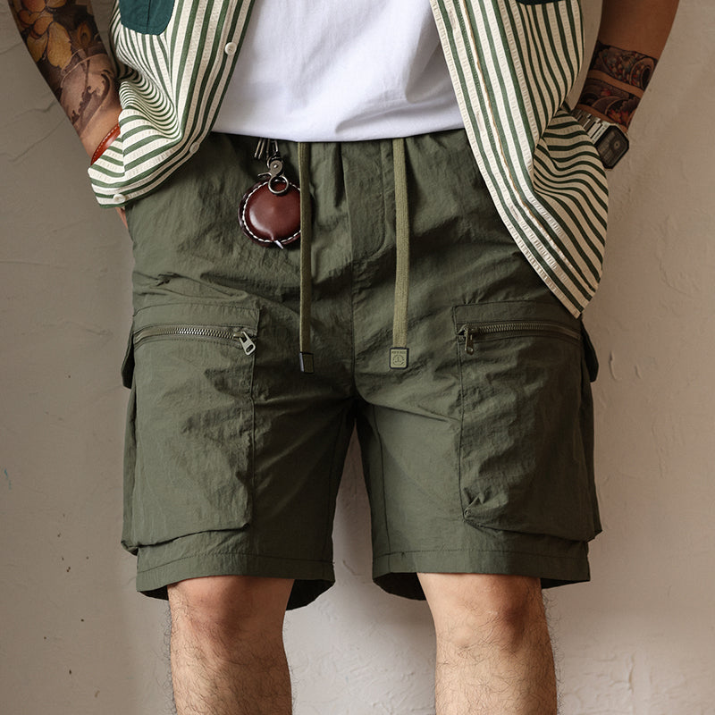 Quick Dry Multi-Pocket Cargo Shorts