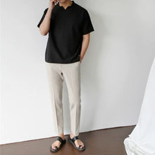Load image into Gallery viewer, Casual Cotton-Linen Straight-Leg Trousers
