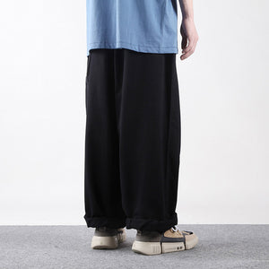 Retro Cargo Loose Wide-leg Pants