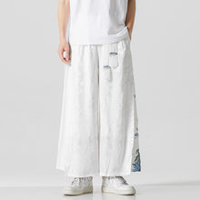Load image into Gallery viewer, Cotton and Linen Loose Embroidered Wide-leg Pants
