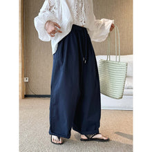 Load image into Gallery viewer, Women's Drawstring Elastic-waist Loose Casual Pants
