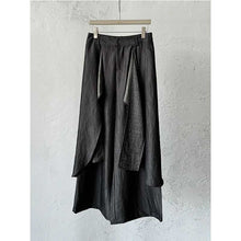 Load image into Gallery viewer, Irregular Slanted Placket Shirt and Trousers Two-piece set
