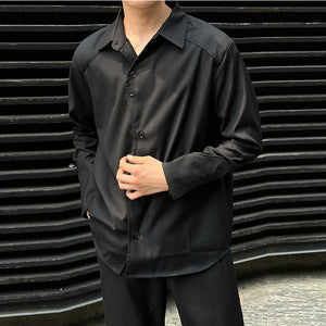 Black Casual Loose Shirt