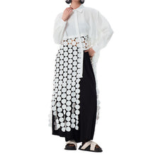 Load image into Gallery viewer, Spliced Hollow Circle Tassel Casual Shirt Dress
