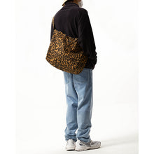 Load image into Gallery viewer, Vintage Leopard Print Large Capacity Shoulder Bag
