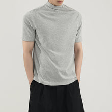 Load image into Gallery viewer, Straight Shoulder Jumpsuit Collar Knitted Slim Fit T-shirt
