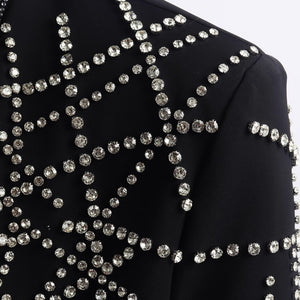 Rhinestone Loose Suit Jacket