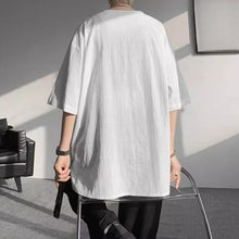 Load image into Gallery viewer, Drapey Loose Cotton Linen T-shirt
