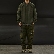 Load image into Gallery viewer, Retro Solid Color Loose Jacket
