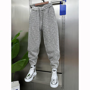 Loose Legged Casual Knitted Harem Cropped Pants