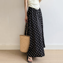 Load image into Gallery viewer, Polka Dot Elastic High Waist A-line Skirt
