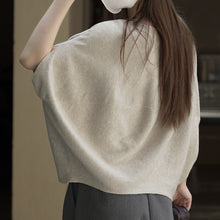 Load image into Gallery viewer, Sleeveless Crew Neck Loose Sweater
