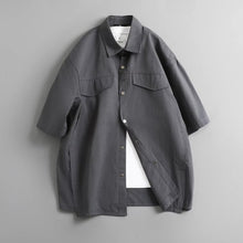 Load image into Gallery viewer, Casual Retro Solid Color Loose T-shirt
