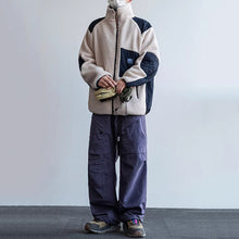 Load image into Gallery viewer, Winter Reversible Stand-up Collar Fleece Jacket
