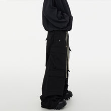 Load image into Gallery viewer, Drawstring Wide-leg Loose-fitting Flared Pants
