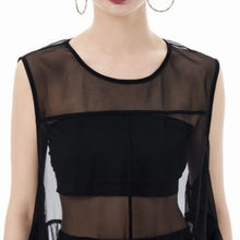 Load image into Gallery viewer, Sleeveless Mesh Sheer Loose Flowy Dress

