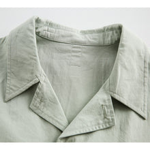 Load image into Gallery viewer, Boxy-fit Cotton Utility Short-sleeve Shirt
