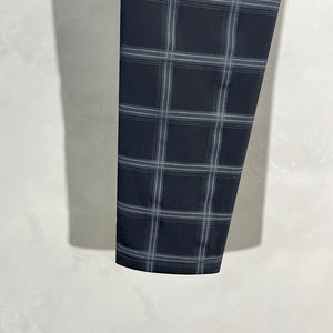 Casual Plaid Elastic Waist Sports Harem Pants