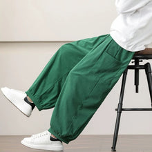 Load image into Gallery viewer, Corduroy Side Pocket Loose Wide-leg Casual Pants
