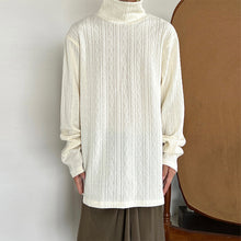 Load image into Gallery viewer, Retro Turtleneck Casual Loose Knit Sweater
