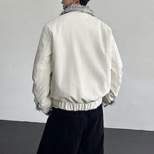 Load image into Gallery viewer, Python-textured Cotton Leather Jacket
