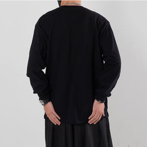 Loose Drop Sleeve Long Shirt