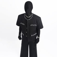 Load image into Gallery viewer, Heavy-duty Pearl Diamond-encrusted Jacket
