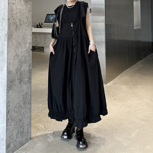 Load image into Gallery viewer, Vintage Workwear Zipper Suspender Dress
