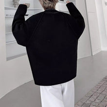 Load image into Gallery viewer, V-neck Loose-fitting Knitted Cardigan
