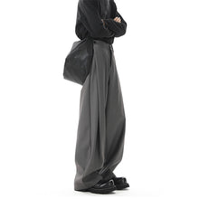 Load image into Gallery viewer, Straight Wide-leg Draped Trousers
