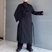 Load image into Gallery viewer, Long Scarf Collar Trench Coat
