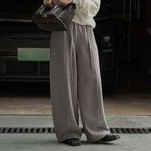 Load image into Gallery viewer, Casual Curved Elastic Waist Loose Wide-leg Pants
