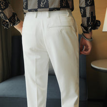 Load image into Gallery viewer, Casual Slim-fit Drape Suit Trousers
