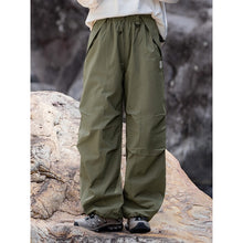 Load image into Gallery viewer, Winter Fleece-lined Drawstring Waterproof Pants
