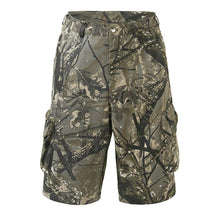 Load image into Gallery viewer, Vintage Camouflage Cargo Loose Shorts
