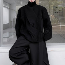Load image into Gallery viewer, 3D Twisted Turtleneck Pullover Sweater
