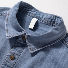 Load image into Gallery viewer, Denim Loose Thin Retro Workwear T-shirt
