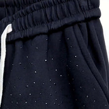 Load image into Gallery viewer, Starry Rhinestone Cuffed Sweatpants
