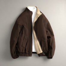 Load image into Gallery viewer, Japanese Retro Style Lamb Wool Cotton Coat
