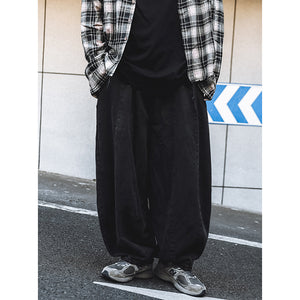 Japanese Retro Wide-leg Loose Denim Harem Pants
