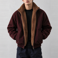 Load image into Gallery viewer, Japanese Retro Style Lamb Wool Cotton Coat
