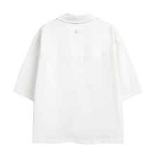 Load image into Gallery viewer, Boxy-fit Cotton Utility Short-sleeve Shirt
