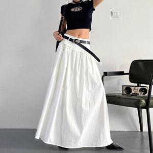 French Casual Loose Floor-length Skirt