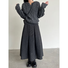 Load image into Gallery viewer, Polka Dot High Waist Pleated Skirt
